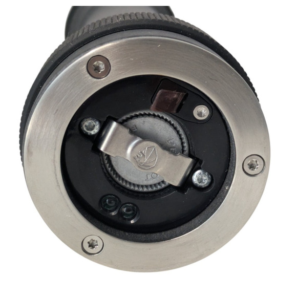 Peugeot Grey Beechwood Barbecue Grill Pepper Mill 12" w Built In Light New $99 - Picture 6 of 7